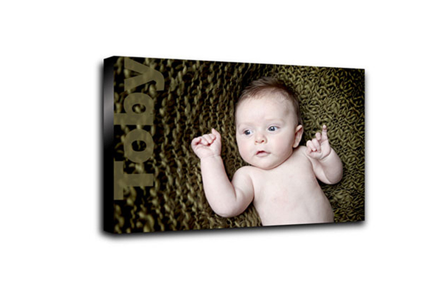 Baby photography Lifestyle portrait photograph of a baby