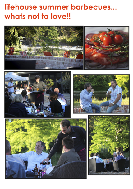 commercial photography colchester essex summer barbecue at Lifehouse Spa
